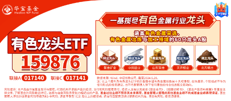 连涨4个交易日，小步上跳，有色金属杀回来了吗？有色龙头ETF（159876）最高上探1.52%，中国铝业涨超2%